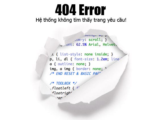 404 Page not be found!