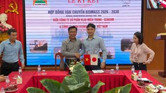 LỄ KÝ KẾT HỢP ĐỒNG VẬN CHUYỂN BIOMASS GIAI ĐOẠN 2026 – 2030